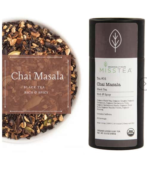 Misstea: Chai Masala (Loose Leaf Tea Tin, 35-40 servings)