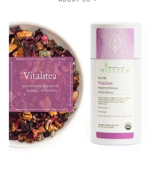 Misstea: Vitalitea  (Loose Leaf Tea Tin, 35-40 servings)
