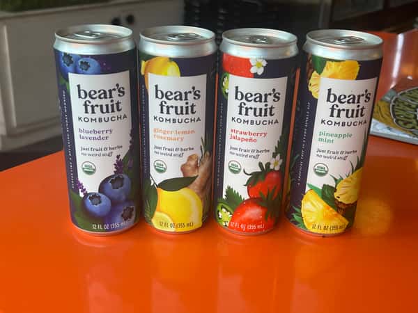 Bear's Fruit Organic Kombucha