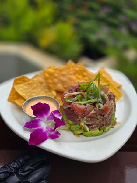 Ahi Poke Nachos