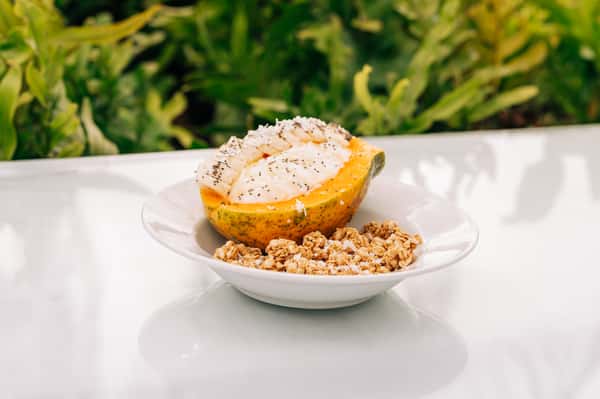 Papaya Yogurt Bowl
