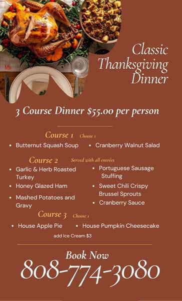 Thanksgiving Menu