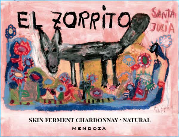 Bodega Santa Julia "El Zorrito Natural Skin Contact Chardonnay, Mendoza, Argentina