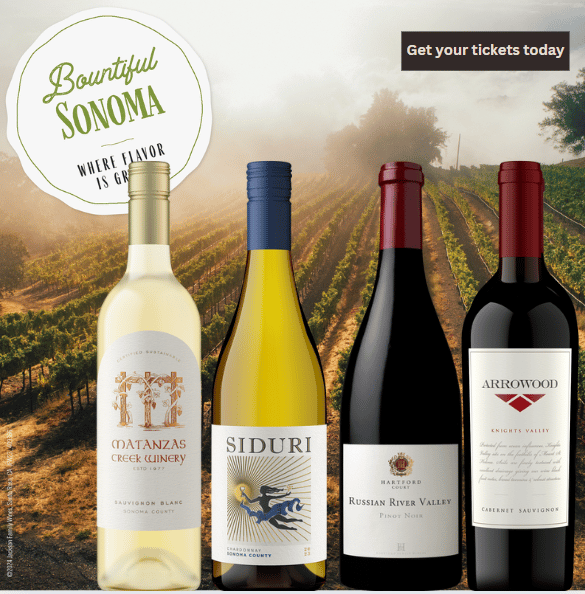 Bountiful Sonoma Tasting