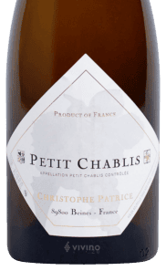 Christophe Patrice, Chardonnay, Petit Chablis, Burgundy, France