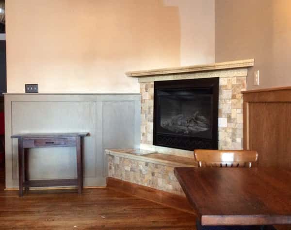 Old fireplace