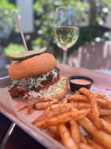 The Grouper Sandwich and Fries at Chapman's