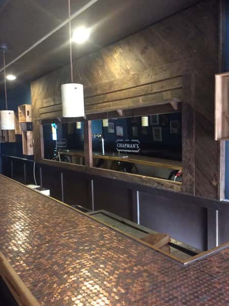 Walnut bar