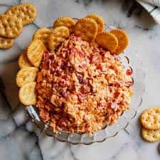 Pimento Cheese with Old Bay Ritz Crackers
