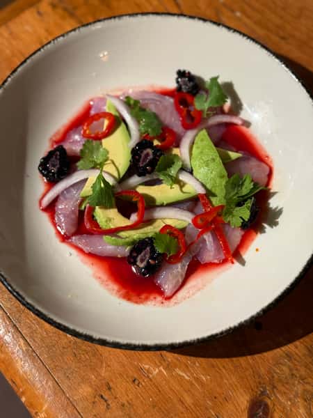 Citrus Cured Black Bass
