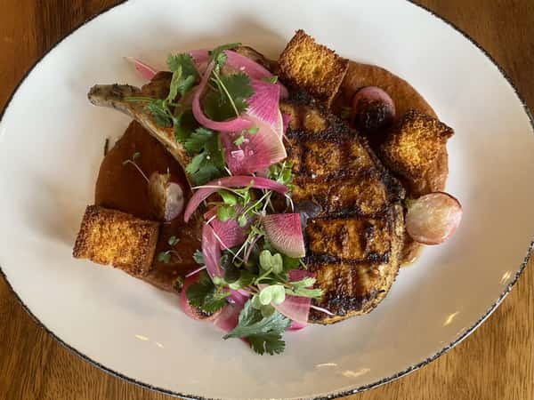 Charcoal Grilled Pork Chop