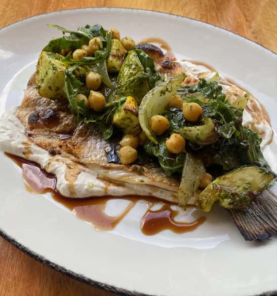 Grilled Butterflied Branzino