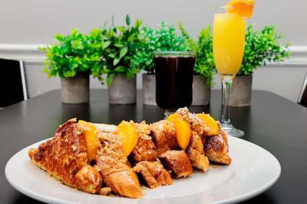 Peach Cobbler French Toast