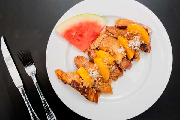 BJE Peach Cobbler French Toast
