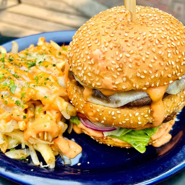 Burger and Fries