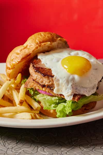 One Eye Bacon Cheeseburger