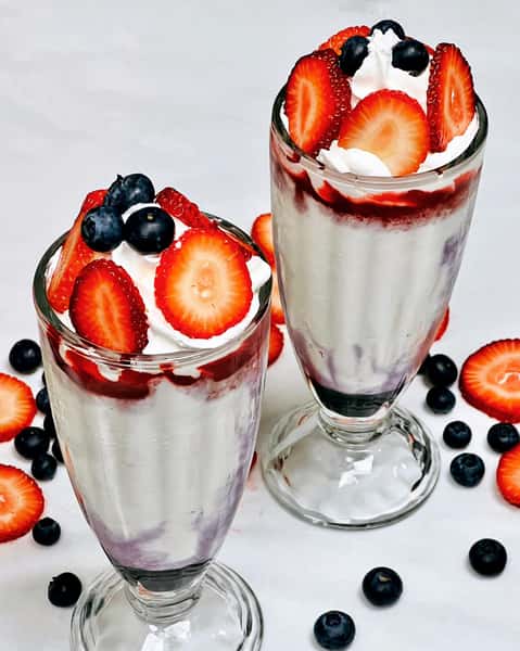 RED, WHITE & BLUE(BERRY) FRAPPE