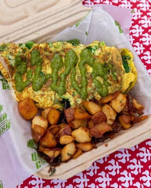Green Veggie Omelet