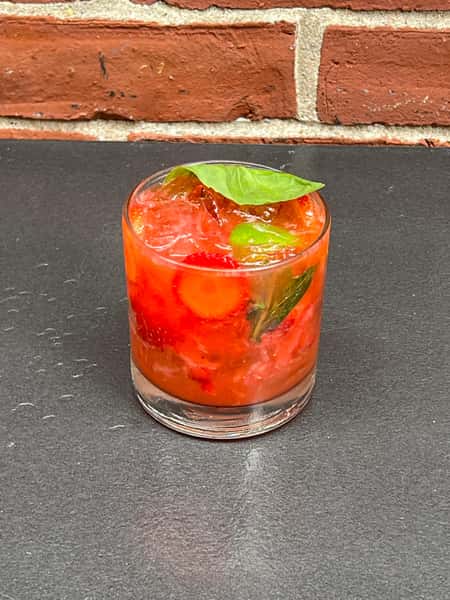 Special Cocktail - Strawberry Basil Caipirinha