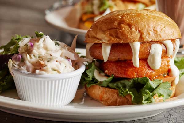 Buffalo Chicken Burger Lunch Box Lunch