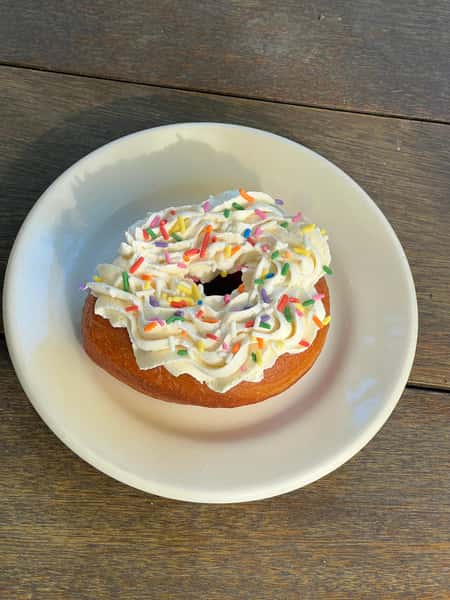 Vanilla Frosting Donut