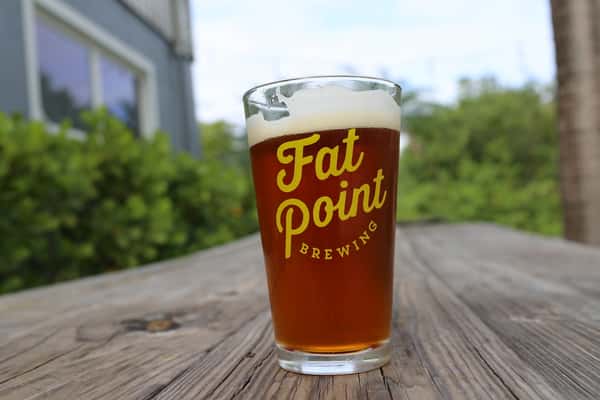 Fat Point Brewing glass cup