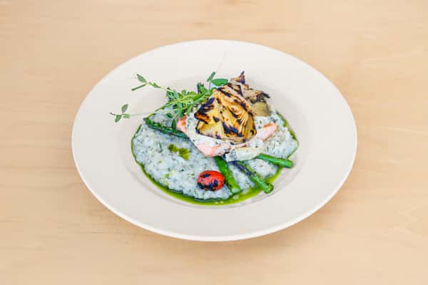 Salmon with Artichoke Cream