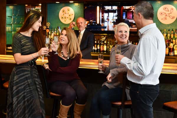 people at the bar