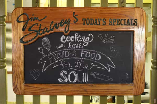 home cooking sign