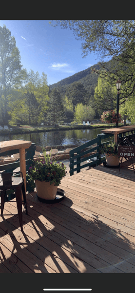pond deck