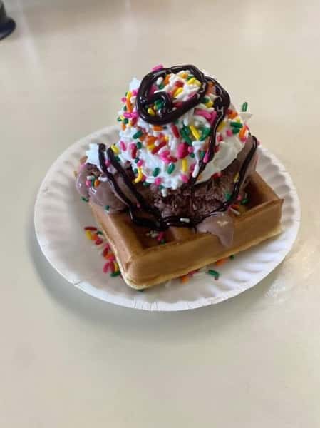 icecream waffle