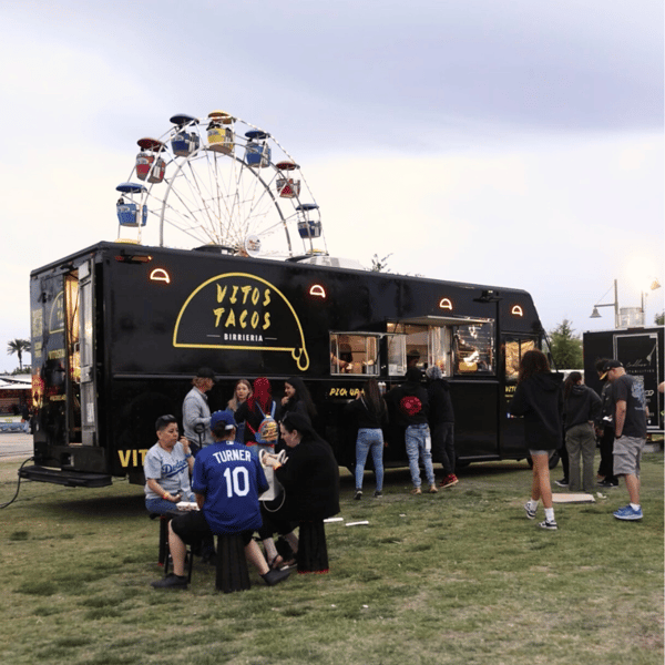 Vitos tacos Food Truck at Great American Foodie Fest in Las Vegas