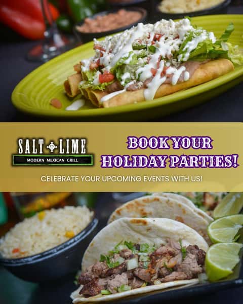 Planning your next celebration? 🎉 Book our private event room for birthdays, corporate events, and more. Let's make it unforgettable!

#EventVenue #SaltAndLimeAZ #CelebrateInStyle