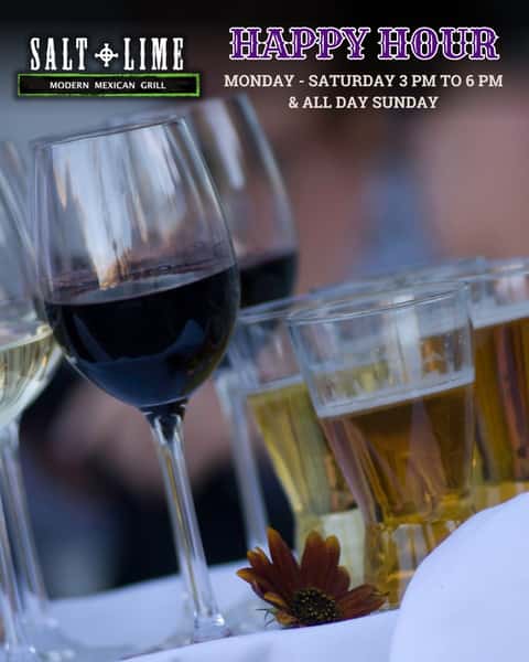 Happy hour just got bolder! 🍺🍷 Sip on $3 beers and $5 house wine (6oz) — because great drinks shouldn't break the bank. Catch us Mon–Sat from 3–6 PM or all day Sunday. Cheers to that! 🥂
#HappyHour #SaltAndLimeAZ #HappyHourDeals