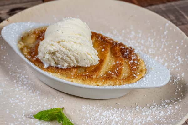 White Chocolate Bread Pudding