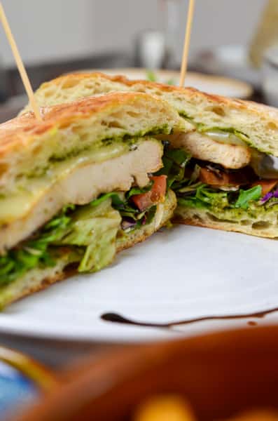 Pesto Grilled Chicken Sandwich