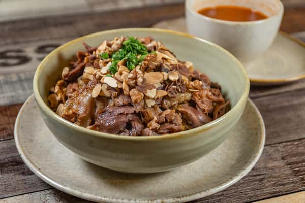 Small Tray of Spicy Lamb & Rice