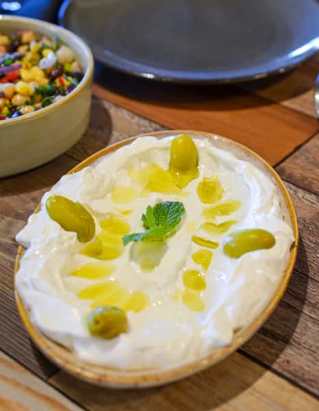 Labneh & Mixed Olives