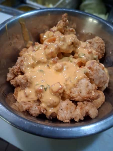 Chicken Queso Bowl