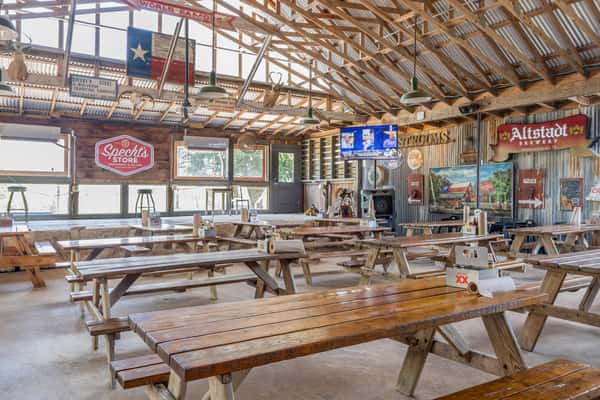 Interior stage area of Spechts Texas