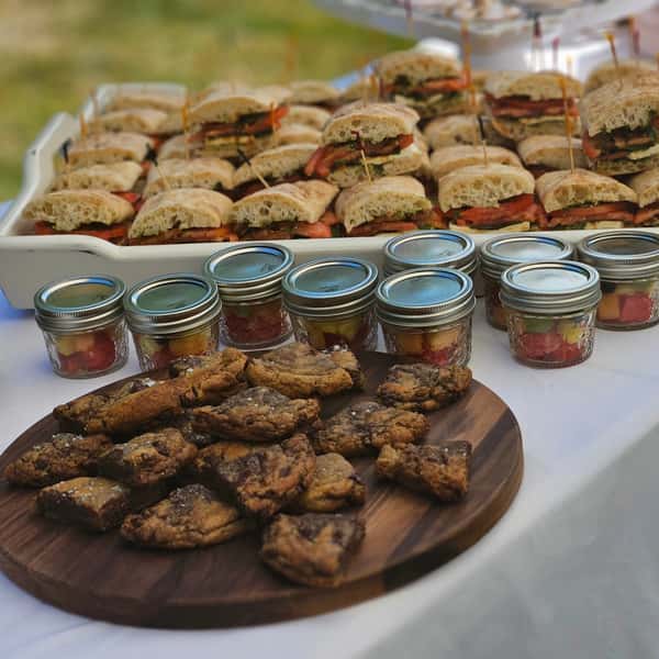Chocolate Chip Sea Salt Cookies, Caprese Sandwiches, & Personal Fruit Cups