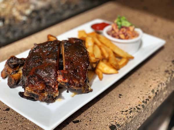 Ribs and fries