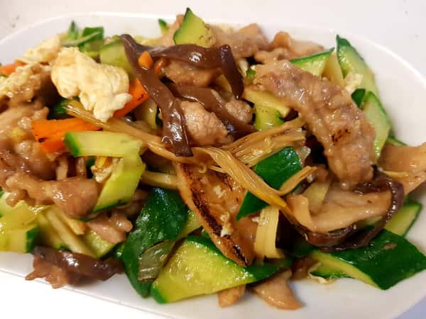 524. 【NEW】Moo Shu Pork Bento 木须肉盒饭