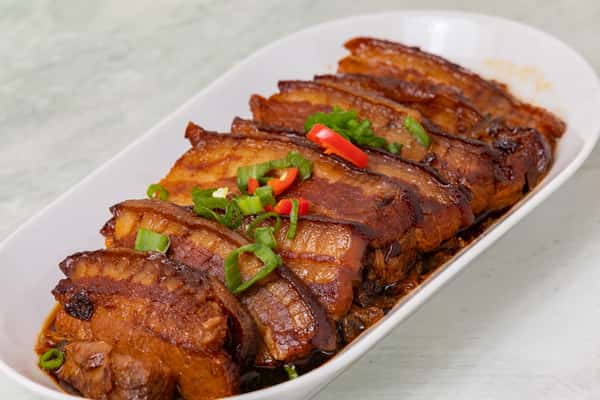 412. Sliced Pork with Preserved Mustard Lunchbox 梅菜扣肉盒飯