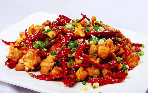 403. Spicy Chicken in Chilli Sauce Bento 辣子鸡盒饭