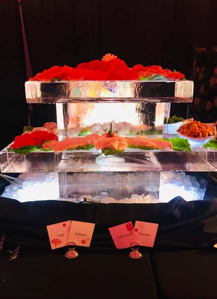 sushi on table
