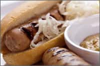 Hot dog with coleslaw