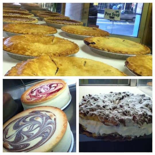 Manor Delicatessen desserts on display