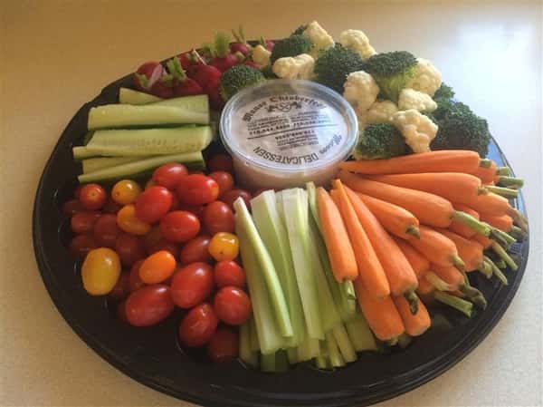 Assorted vegetable hors d'oeuvres