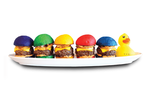 Sugar Factory Rainbow Sliders
